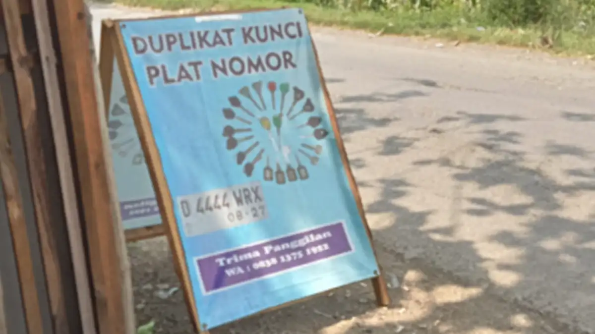 Duplikat Kunci Plat Nomor Tegal